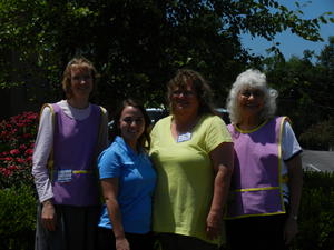 Kristina is president of the McCreary County Homemakers Club (McCreary County Funmakers). A few of them posed for a group photo at the annual Regional Homemakers Meeting. 