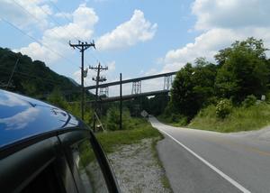 A coal mine on the way to Harlan