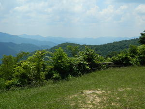 The hills of Appalachia, from Pine Mountain just north of Harlan.