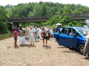 Three of our dear friends gave their public testimony of following Christ through baptism. 