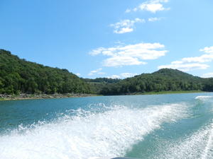 We enjoyed the sunshine and fresh air on a lazy boat ride.