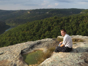 Mark enjoying the view.