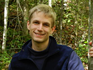 Daniel on the trail.