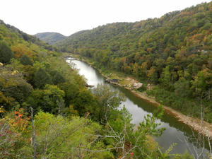 The view from the overlook.
