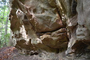 Neat rock formations.
