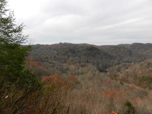 Finally reached an overlook! The view was really nice up there! 