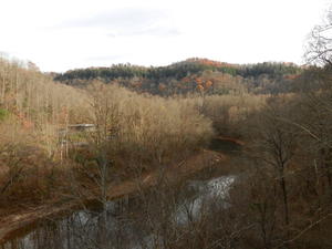 Nearly back to the bridge. 