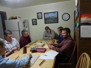 After Morris' left, it was game time! 