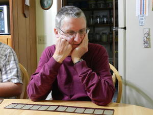 Dad trying to guess Andrews word