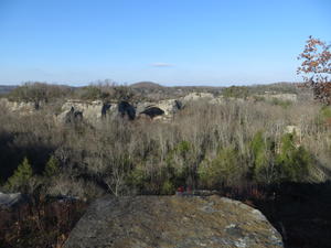 On Sabbath, we took Moses and Isaac to Natural Arch. 