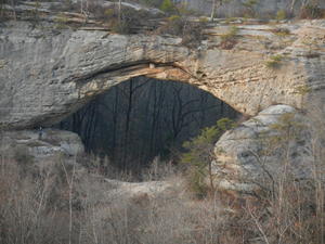 Can you see Daniel on the left? Kristina took this pic from the overlook.