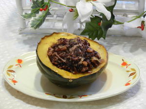 December cooking class. Stuffed Acorn Squash...