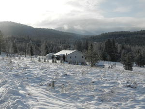 Grandma's house next door.