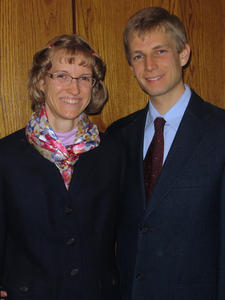 Daniel and Kristina all ready for church! We enjoyed doing special music for the Christmas program.