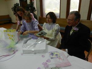 Helping the Kent's with their gifts.