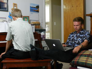 Everyone has their own ways of de-stressing.