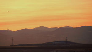 Kristina got to watch the sunset from the Denver airport.