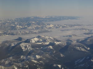 More mountains from the air