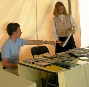 Daniel's brother, Timothy, was a great help at the materials table, too!
